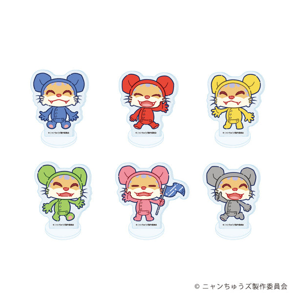 『ニャンちゅうズ』アクリルぷちスタンド01/コンプリートセット(全6種)(POP Artイラスト)