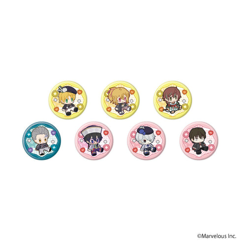 『千銃士:Rhodoknight』缶バッジ57/コンプリートセット(全7種)(公式イラスト)