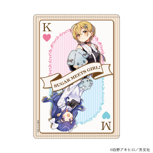 『しゅがー・みーつ・がーる!』キャラクリアケース03/佐藤 カンナ&望月 美都 ゴシックver.(描き下ろしイラスト)