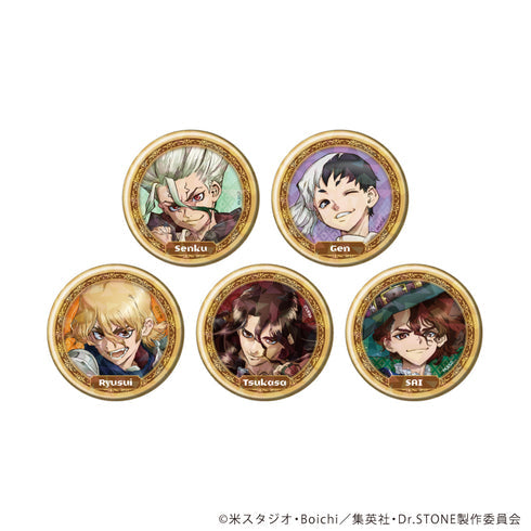 『Dr.STONE』ホログラム缶バッジ(57mm)07/RPGver. ブラインド(全5種)(描き下ろしイラスト)【BOX】【202609再販】
