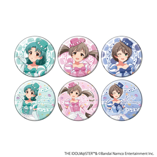 『アイドルマスター ミリオンライブ!』缶バッジ20/マカロンドレスver. コンプリートセット(全6種)(描き下ろしイラスト)