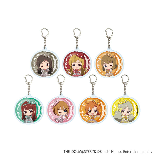 『アイドルマスター ミリオンライブ!』アクリルキーホルダー09/マカロンドレスver. コンプリートセット(全7種)(ミニキャライラスト)