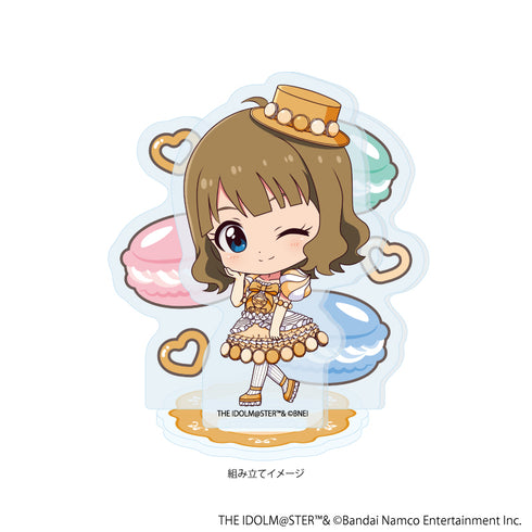 『アイドルマスター ミリオンライブ!』アクリルスタンドプレート48/周防 桃子 マカロンドレスver.(ミニキャライラスト)