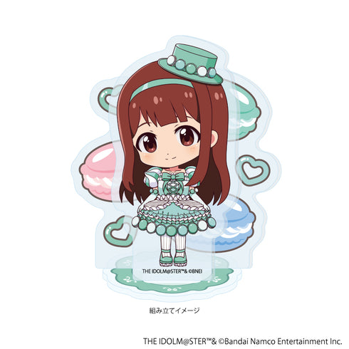 『アイドルマスター ミリオンライブ!』アクリルスタンドプレート49/田中 琴葉 マカロンドレスver.(ミニキャライラスト)