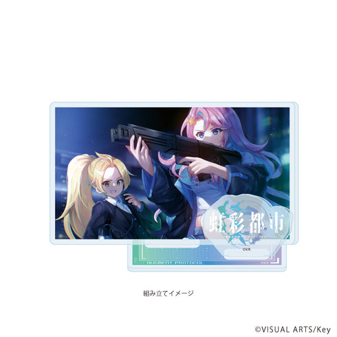 『虹彩都市』アクリルスタンドプレート05/クロサンドラ サマーキャンドル(公式イラスト)