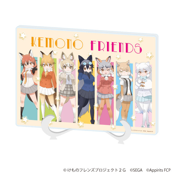 『けものフレンズ3』アクリルアートボード(A5サイズ)01/整列デザイン(公式イラスト)