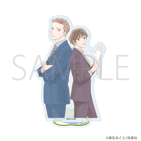 『下足痕踏んじゃいました』アクリルスタンド01/加藤宙&工藤花
