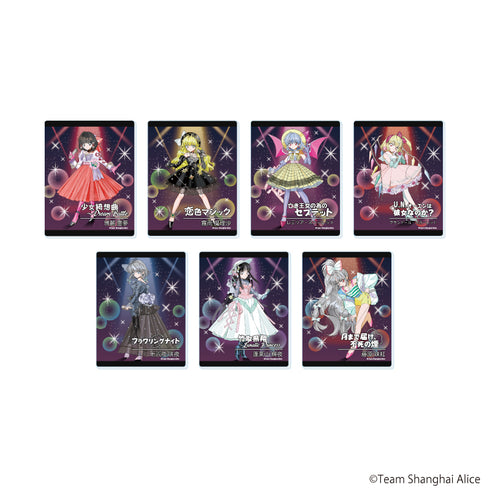 『東方Project』アクリルカード09/レトロアイドルver. コンプリートセット(全7種)(描き起こしイラスト)
