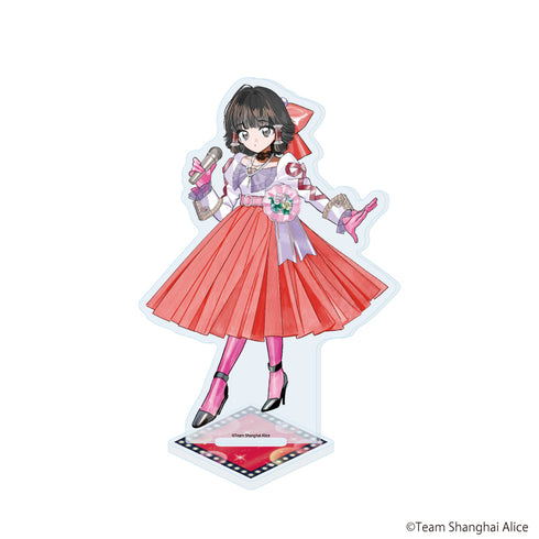 『東方Project』アクリルスタンド55/博麗霊夢 レトロアイドルver.(描き起こしイラスト)
