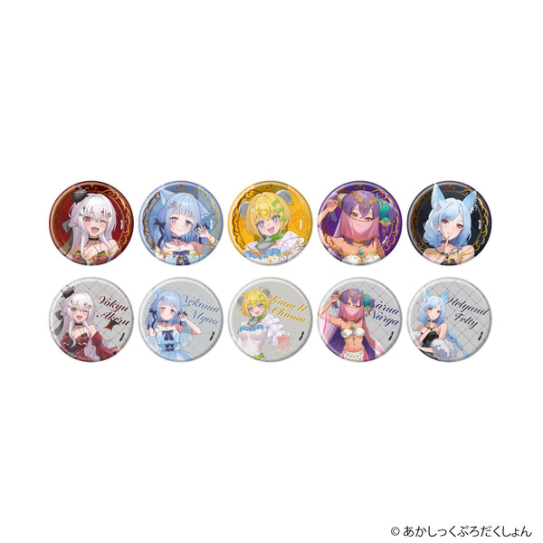 『あかしっくぷろだくしょん』缶バッジ01/コンプリートセット(全10種)(描き下ろしイラスト)