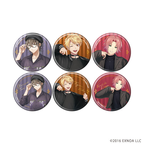 『文豪とアルケミスト』缶バッジ59/ブラックコーデver. ブラインド(全6種)(描き起こしイラスト)【BOX】【202608再販】