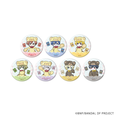 『ドリフェス!R』缶バッジ21/モフモフくまさんver. コンプリートセット(全7種)(グラフアートイラスト)