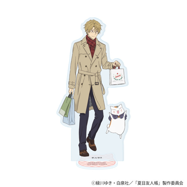 "Natsume's Book of Friends" Acrylic Stand #12: Shuichi Natori (Checkered Pattern Ver.) (Original Illustration)