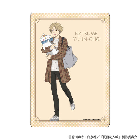 "Natsume's Book of Friends" Character Clear Case 18 / Takashi Natsume Check Pattern Ver. (Original Illustration)