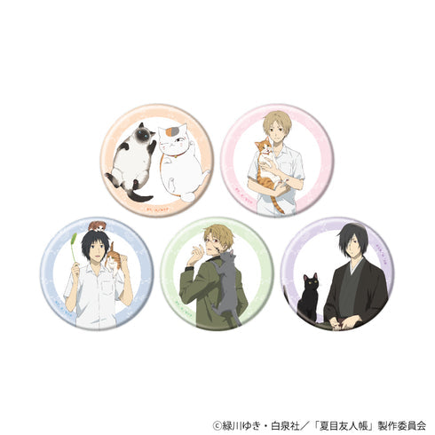 『夏目友人帳』缶バッジ09/猫ver. ブラインド(全5種)(描き下ろしイラスト)【BOX】【202609再販】