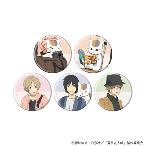 《夏目友人帐》徽章10/旅行版 全套(共5种)(全新绘制插画)