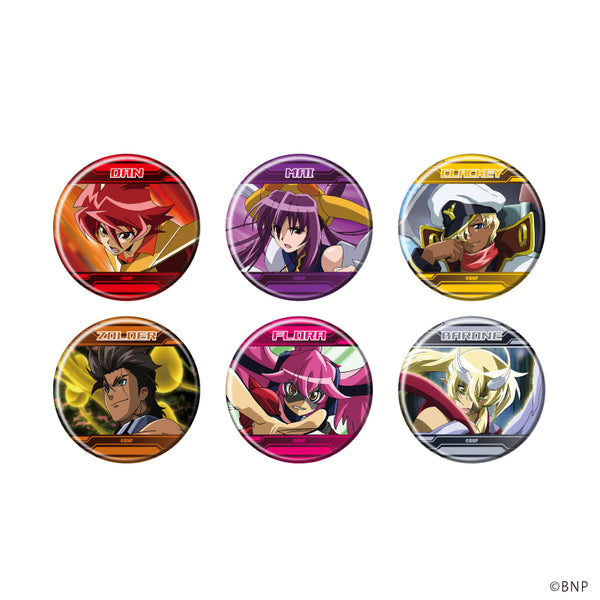 『バトルスピリッツ ブレイヴ』缶バッジ01/コンプリートセット(全6種)(場面写イラスト)