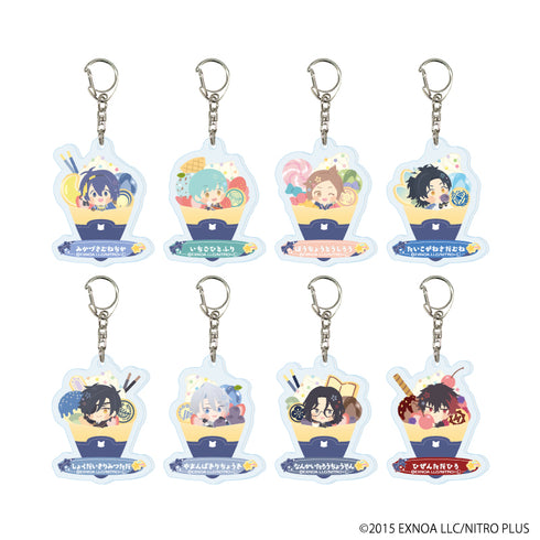 "Wanpaku! Touken Ranbu" Acrylic Keychains 40 / Complete Set (All 8 Varieties)