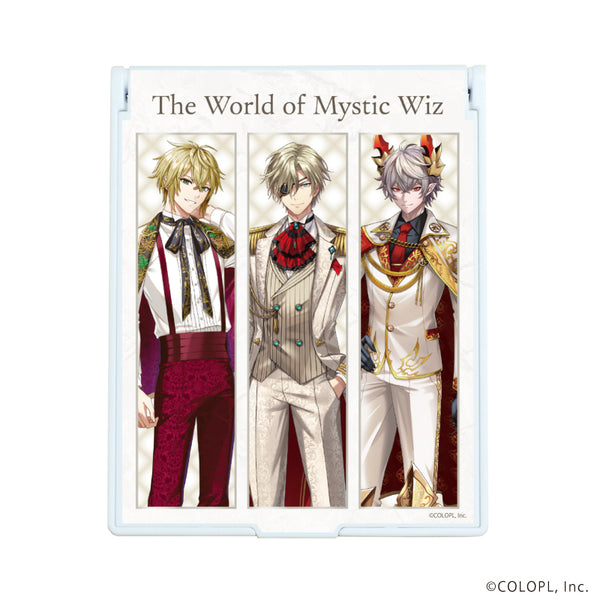 "Quiz RPG: The Magician and the Black Cat Wiz" Large Character Mirror 01 / White Day Ver. (Original Illustration)