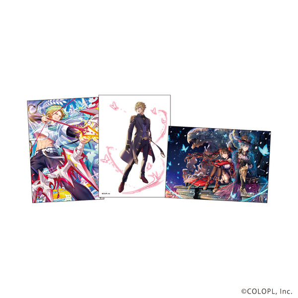 『クイズRPG 魔法使いと黒猫のウィズ』L版ブロマイド3枚セット14/C(公式イラスト)