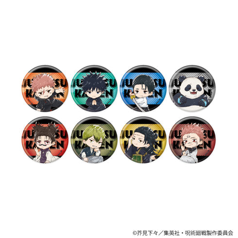 《咒術迴戰》徽章 10枚/盲盒(全8種)(Graph Art 插畫)【BOX】【202610 再版】