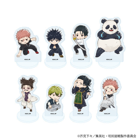 《咒術迴戰》壓克力迷你立牌 02/盲盒(共8種)(Graph Art 插畫)【BOX】【202610 再版】