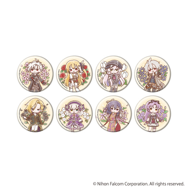 『ファルコム45周年』缶バッジ03/コンプリートセット(全8種)(レトロアートイラスト)
