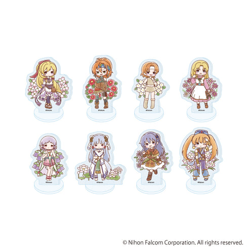 『ファルコム45周年』アクリルぷちスタンド05/コンプリートセット(全8種)(レトロアートイラスト)
