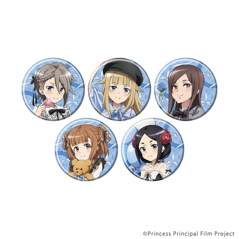 "Chapter 4: Princess Principal Crown Handler" Pin Badge 02 / Complete Set (5 Varieties) (Original Illustration)