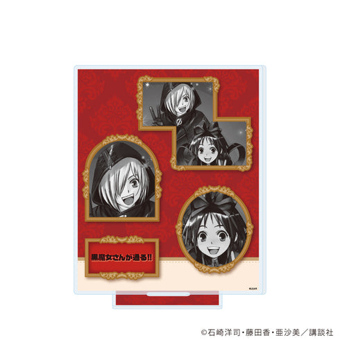 『黒魔女さんが通る!!』アクリルスタンド01/黒鳥千代子&ギュービッドA(公式イラスト)【202607再販】