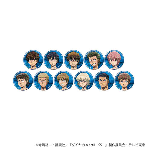 『ダイヤのA actII -Second Season-』ホログラム缶バッジ(57mm)01/ブラインド(全11種)(公式イラスト)【BOX】【202606再販】