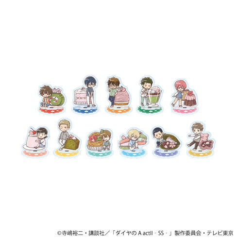『ダイヤのA actII -Second Season-』アクリルぷちスタンド02/スイーツver. ブラインド(全11種)(グラフアートイラスト)【BOX】【202606再販】