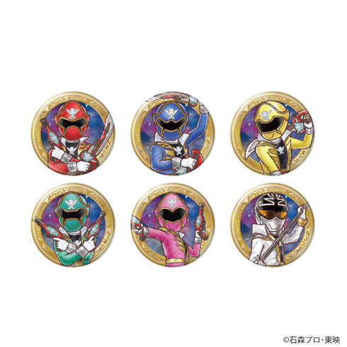 『海賊戦隊ゴーカイジャー』缶バッジ01/ブラインド(全6種)(グラフアートイラスト)【BOX】【202607再販】