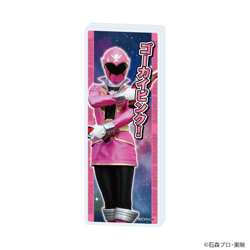 《海贼战队GoKaiger》迷你亚克力块05/GoKaiger粉色(官方插画)【202607再版】