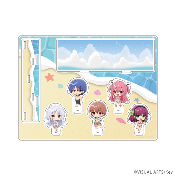 『Angel Beats!&Charlotte』アクリルジオラマ01/集合デザインAn(ミニキャライラスト)