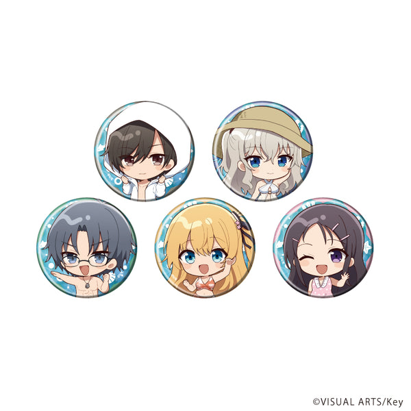 『Angel Beats!&Charlotte』缶バッジ02/コンプリートセット(全5種)Ch(ミニキャライラスト)