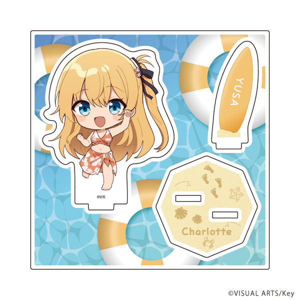 『Angel Beats!&Charlotte』アクリルスタンドプレート09/西森 柚咲(ミニキャライラスト)