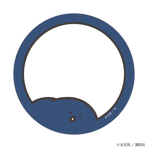 "With Stationery" 57mm Can Deco Cover 09 / The Nameless One: Lazing Around Ver. (Original Illustration)