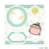 "With Stationery" Acrylic Stand Plate 02 / Purin-san Dim Sum Ver. (Original Illustration)