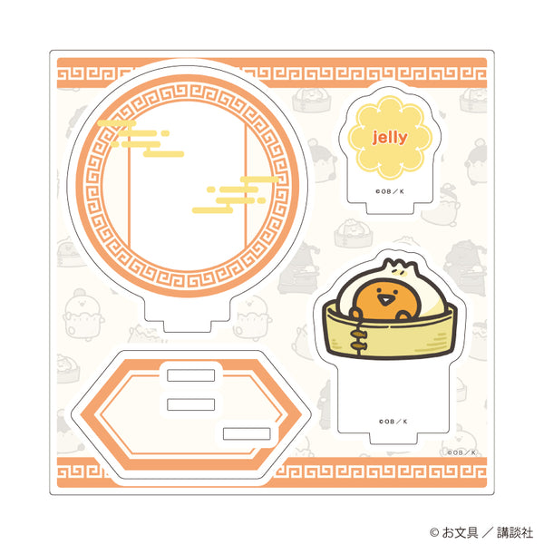 "With Stationery" Acrylic Stand Plate 05 / Jelly-san Dim Sum Ver. (Original Illustration)