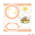 "With Stationery" Acrylic Stand Plate 05 / Jelly-san Dim Sum Ver. (Original Illustration)
