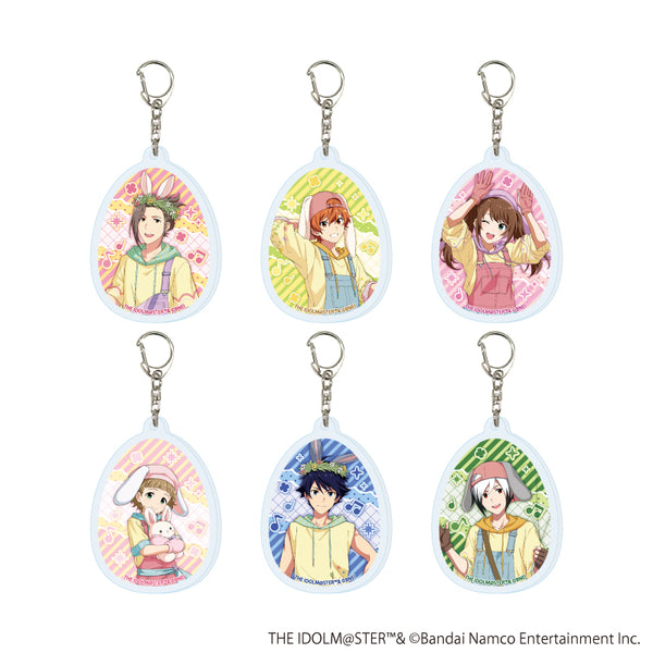 『アイドルマスター SideM』アクリルキーホルダー06/エッグハントver. コンプリートセット(全6種)(描き下ろしイラスト)