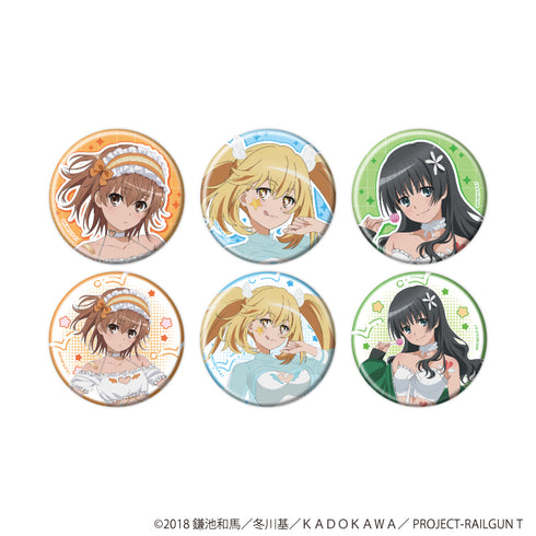 『とある科学の超電磁砲T』缶バッジ30/コンプリートセット(全6種)(描き下ろしイラスト)