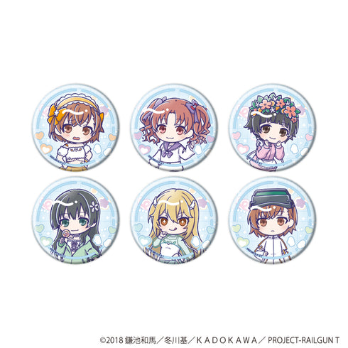 『とある科学の超電磁砲T』缶バッジ31/コンプリートセット(全6種)(POP Artイラスト)