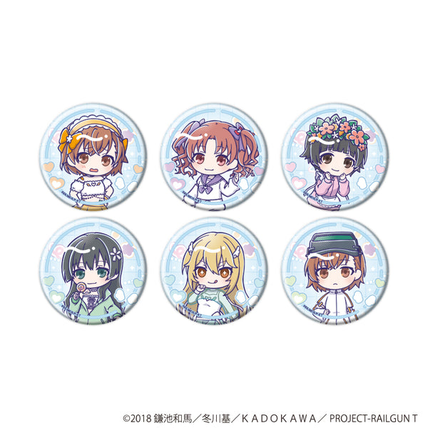 『とある科学の超電磁砲T』缶バッジ31/コンプリートセット(全6種)(POP Artイラスト)