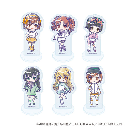 『とある科学の超電磁砲T』アクリルぷちスタンド10/コンプリートセット(全6種)(POP Artイラスト)