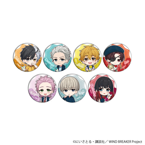 『WIND BREAKER』缶バッジ09/カーネーションver. コンプリートセット(全7種)(ミニキャライラスト)