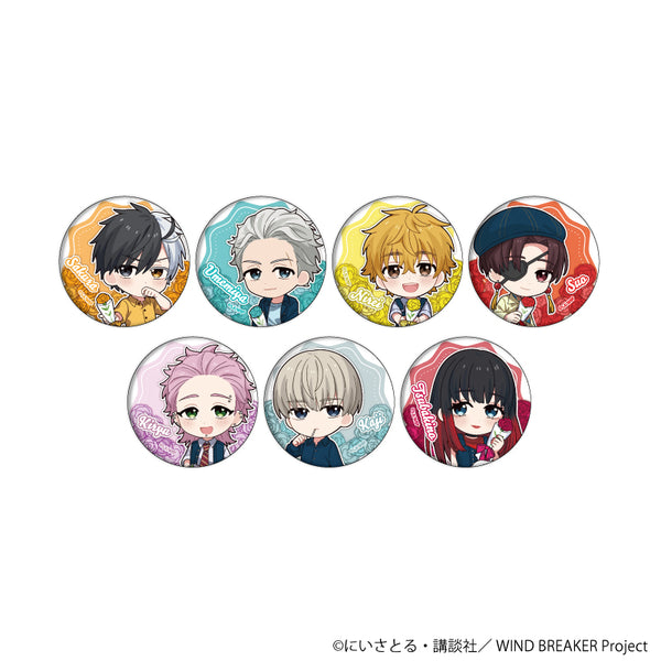 『WIND BREAKER』缶バッジ09/カーネーションver. コンプリートセット(全7種)(ミニキャライラスト)