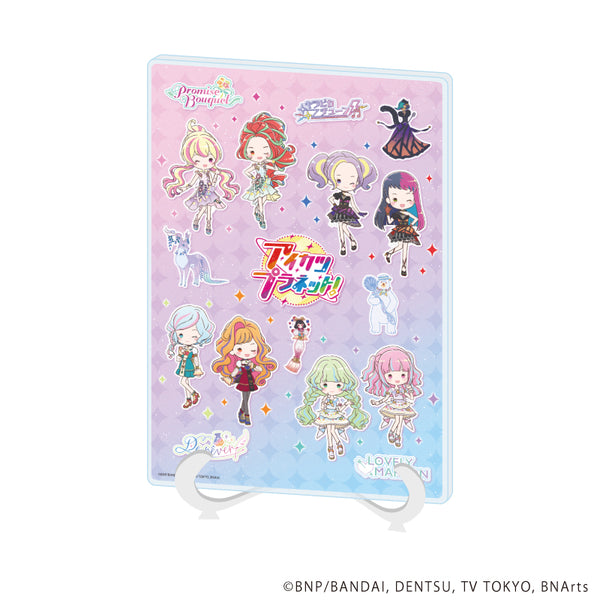 『アイカツプラネット!』アクリルアートボード(A5サイズ)01/ユニットver. 集合デザイン(グラフアートイラスト)