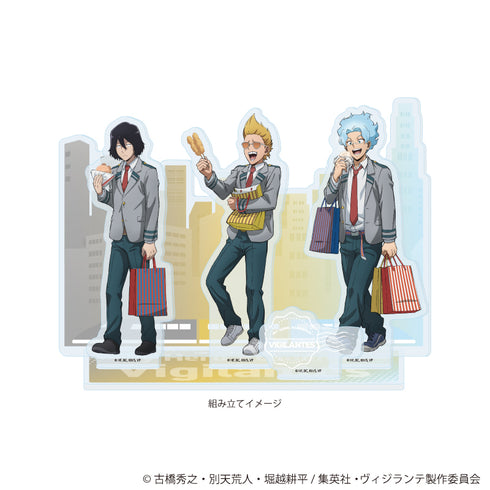 "Vigilante - My Hero Academia ILLEGALS" Premium Acrylic Diorama Plate 03 / Osaka Sightseeing Ver. B (Newly Illustrated)